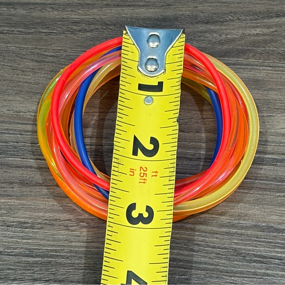 Set Of 4 Vintage Hand Painted Animal Hair Clips And 12 Jelly Bracelets - Picture 14 of 16